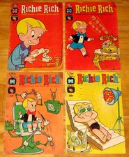 Harvey 1964-1970 RICHIE RICH Lot No. 22, 27, 50 & 91 w/ LITTLE DOT, LITTLE LOTTA picture
