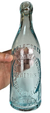 Rare Antique Connecticut Breweries Co Bridgeport Karl Hutter Beer Bottle 1890s picture
