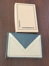 Vintage Eaton's Connoisseur Notes Box Of 12 with Envelopes New 3 7/8” x 5 3/4” picture