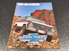 1980 Chevrolet Blazer Car Sales Dealer Brochure ~ Uncirculated Old Stock ~ READ picture