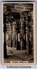 1925 Westminster Tobacco Indian Empire Tobacco Card #18 Hindu Temple picture