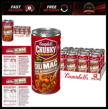 Campbell’s Chunky Chili Mac Soup, 18.8 oz Can (12 Pack) picture