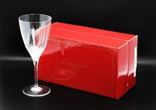 Cartier Collection Cut Crystal Wine Goblet with Original Box picture