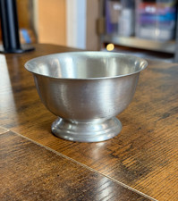 VTG Miniature Poole Silver Co Pewter Paul Revere Style Bowl #2252 ~ Ex Cond. picture
