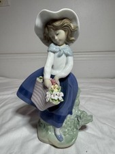 Lladró Porcelain Figurine Lot of 7 - Chit Chat, Dinner is Served, Pretty Picking picture
