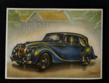 Lagonda Drophead Coupe 1948 Vintage 1950s Dutch Trading Card picture