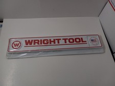 NOS Wright Tools Display Sign Hardware Store Advertising picture
