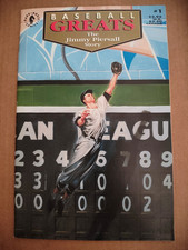 BASEBALL GREATS The Jimmy Piersall Story #1 (1992) DARK HORSE with TRADING CARDS picture