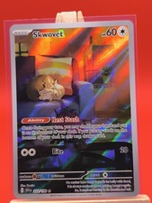 Skwovet 222/198 Scarlet & Violet Illustration Rare Holo Pokemon Card picture