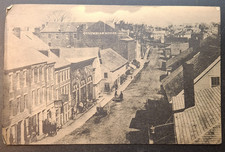 Bath Maine Front St Showing Columbian House Postcard c1910 picture