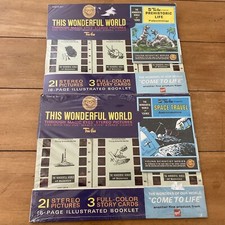 Vtg Lot of 2 Sealed Gaf Tru-Vue Stereo Picture Sets This Wonderful World picture