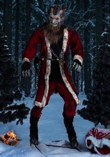 6.5 FT ANIMATED KRAMPUS HALLOWEEN ANIMATRONIC PROP picture