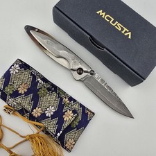 Mcusta Shinra Kasumi MC-31D Folding Knife VG10 Damascus Steel Liner Lock Japan picture