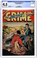 Crime and Justice #15 CGC 4.5 1953 4600983003 picture