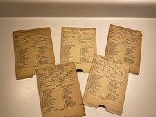 5 Antique Glass Photo Negatives-OHIO STATE University -Dept. of Photography 1945 picture
