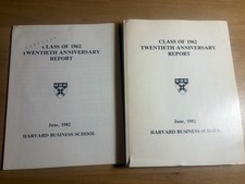 Harvard Business School Class of 1962 Twentieth Anniversary Report 1982 picture