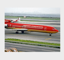 Boeing 727-227/Adv Braniff International 8X10 PHOTO REPRINT AIRCRAFT AVIATION picture
