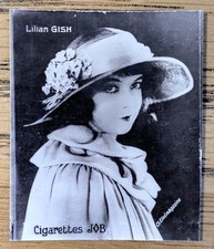 1926 Societe Job Cigarettes Card - Cinema Stars - Lillian Gish picture
