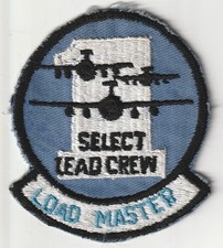USAF air force select lead crew LOAD MASTER patch picture