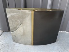 Vintage 1980s Michael Aram 3 Tone Brass Candle Holder Stand NL picture