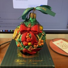 Waterford Holiday Heirlooms - Musical Christmas Wreath Ornament picture