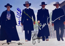 Tombstone Val Kilmer Kurt Russell Sam Elliott Signed Autograph Photo Print HD105 picture