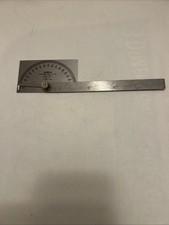 VINTAGE GENERAL HARDWARE MFG. CO. No.17 Stainless Steel Protractor picture