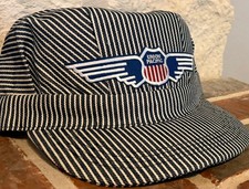 Engineer/Conductor Cap /Hat-Union Pacific WINGS (UP)- adjustable -Adult or Child picture