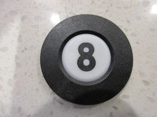 8 Ball Casino Chip Great Pool Billiards Golf Marker + FREE Las Vegas Poker Chip picture