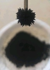 Dark Iron Ore Magnetite Fine Powder 5LBS+ Strong Magnetic Hold 🧲 picture