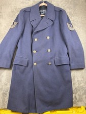 Vintage 50’s/60’s US Air Force Heavy Duty Wool Overcoat Size 43 picture