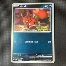 Nickit 089/132 Common Mega Evolution Pokemon Reverse Holo Near Mint picture