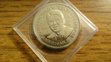 1984 Ronald Reagan 40th American President Double Eagle Com. Coin **IN CASE** picture