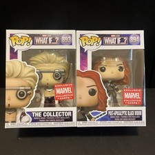 Funko Pop Marvel What If...? Post-Apocalyptic Black Widow #894 & Collector 893 picture