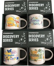 Disney Parks Starbucks Mugs Discovery Series  Epcot Magic HS Animal 14 oz SET picture