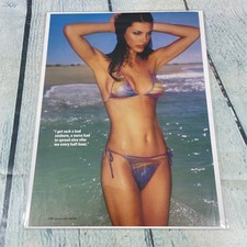 2000 Sexy Lady Legs Hot Body Brunette Vtg Print Ad/Poster Pinup Magazine Page picture