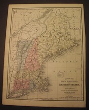 45 maps - MAINE, NEW HAMPSHIRE & VERMONT, New England, 1877-1941 picture