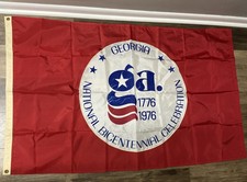 State of Georgia National BICENTENNIAL Celebration 1776 - 1976 3' X 5' FLAG picture