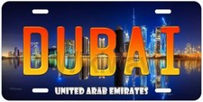 Dubai City Light UAE Novelty Car License Plate picture