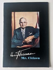 Harry Truman Mr. Citizen RARE Historical Photo Book 1972 Independence Missouri picture