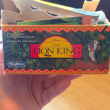 SkyBox Disney The Lion King 1994 Trading Card Box 288 Cards Lenticular picture
