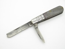 Vintage Boker Tree Brand 495 Barlow Sawcut Delrin Folding Pocket Knife picture