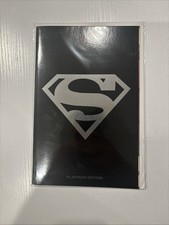 SUPERMAN #1 - Platinum Edition Black Foil Limited Edition Of 1000 picture