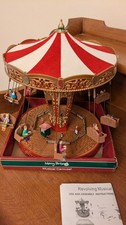 Mr Christmas Merry Brite Swing Lights Musical Carousel, Christmas Melodies picture