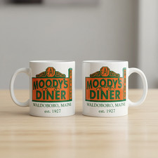 Moody’s Diner Waldoboro Maine Coffee Mug Restaurant Vintage Collectible picture