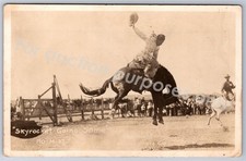 Miles City, MT: RPPC Skyrocket Going Some Foster Montana Real Photo Postcard picture