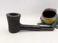 Vintage The Nottingham Rusticated Poker Estate Tobacco Pipe London England picture