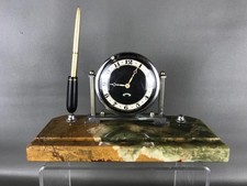 1930’s The Lux Clock Art Deco Marble Mantle Clock picture