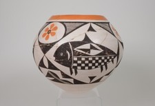 Acoma Pottery Jar - Broken and Glued by Sarah Garcia picture