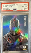 Panini 2019 Fortnite Black Knight #252 Holofoil PSA 8 🇺🇸 Print picture